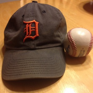 Tigers cap with ball
